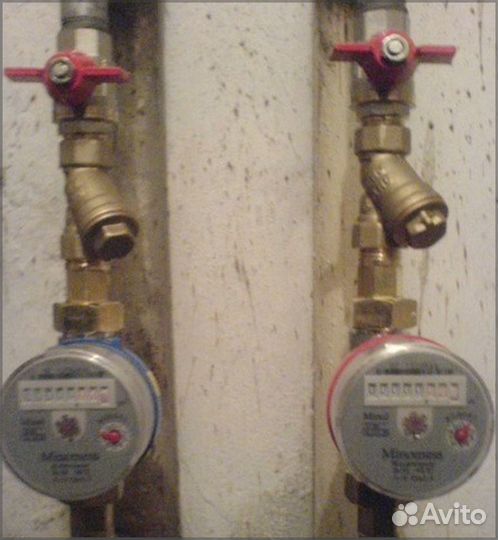 Мастер на час Установка водосчетчиков Сантехник