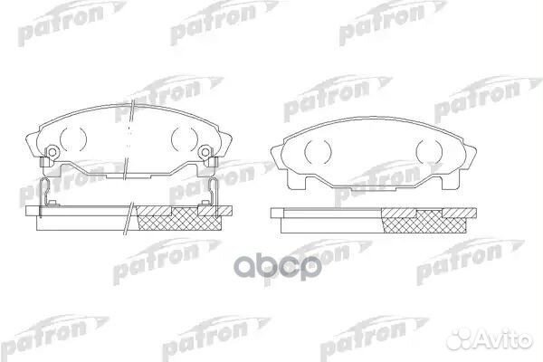 Колодки тормозные дисковые передн daihatsu: CHA
