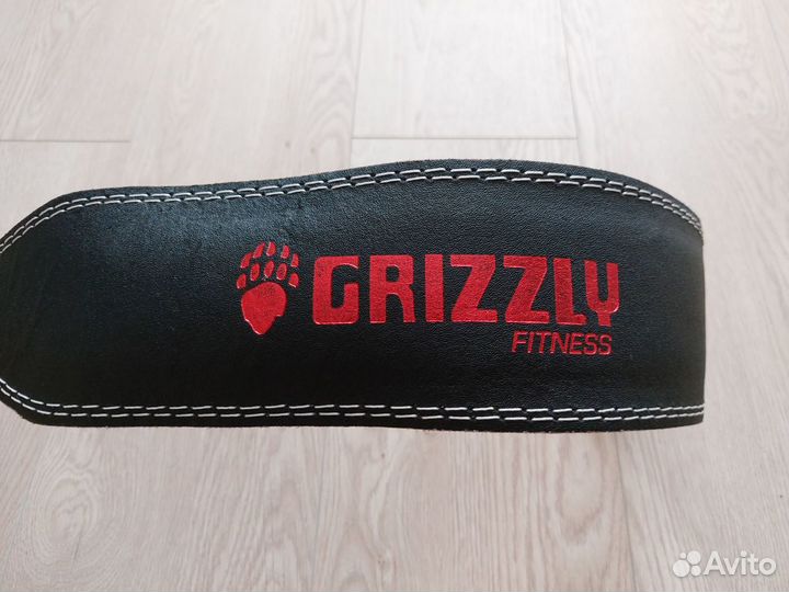 Пояс тяжелоатлетический кожаный Grizzly Enforcer