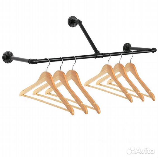 Настенная вешалка для одежды Лофт