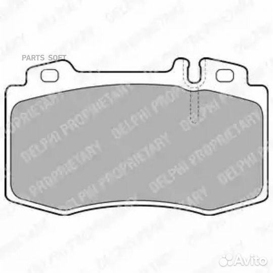 Delphi LP1828 Колодки торм.пер