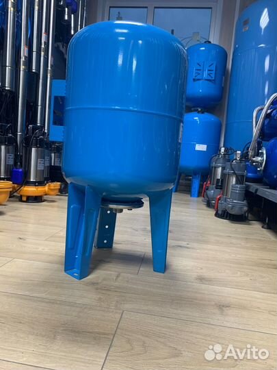 Гидроаккумулятор Беламос 50VT синий, вертикальный