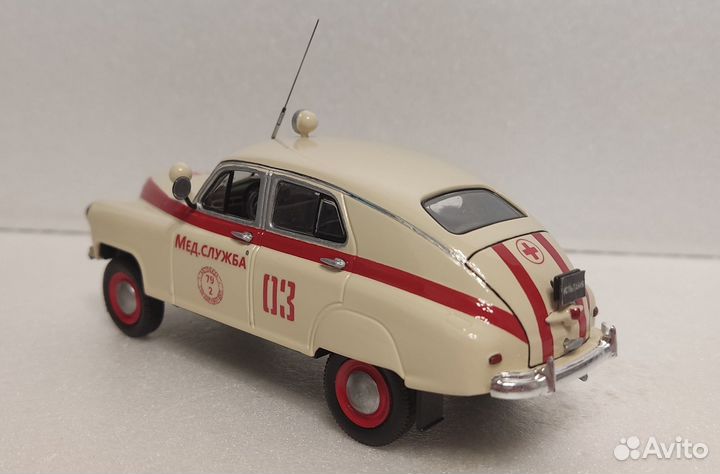 Газ-М72 Медицинская служба 1:43