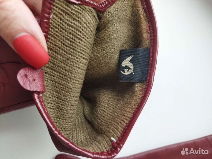 Перчатки женские кожаные 8 размер