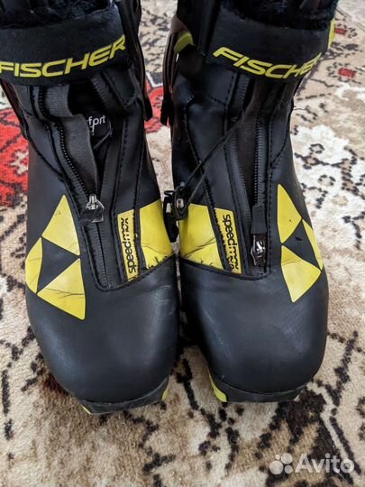 Лыжные ботинки fischer speedmax 38,крепления