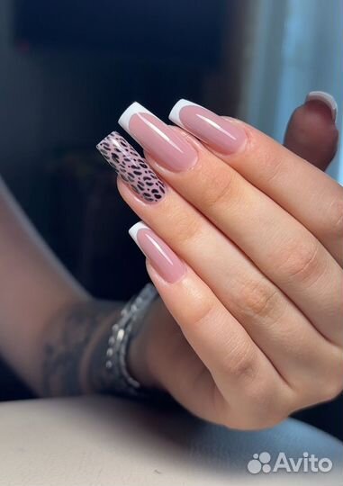 Маникюр наращивание