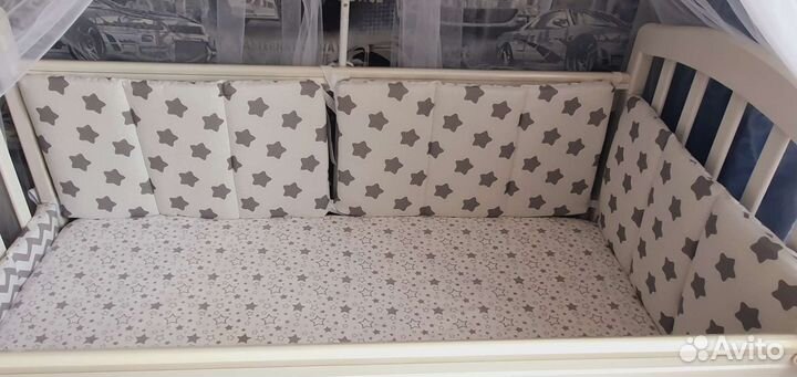 Бортики в кроватку для новорожденных