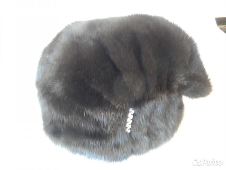 Шапка зимняя норковая женская