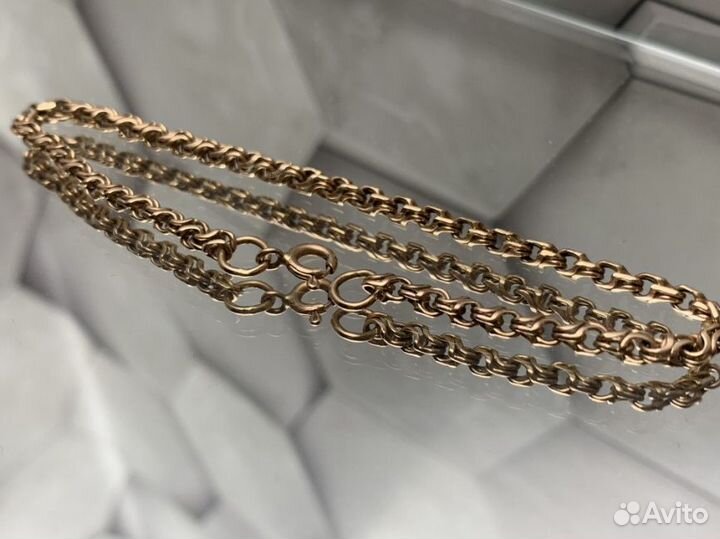 Золотой браслет 585 пробы, массой 4,5 грамма (17,5