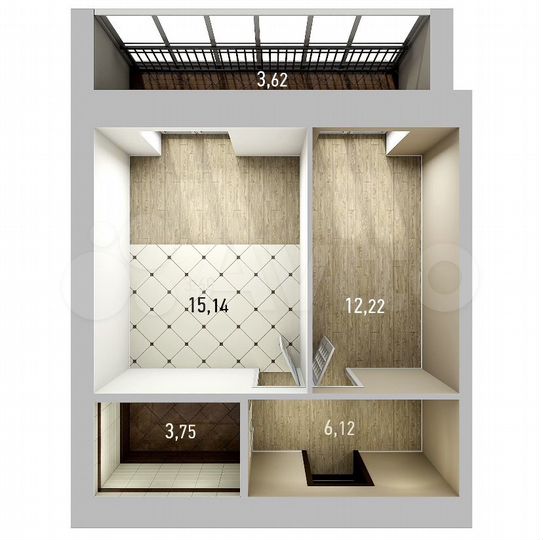 1-к. квартира, 40,9 м², 9/10 эт.