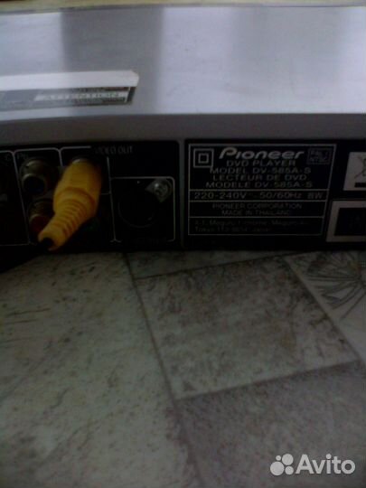 DVD плеер. DVD Player Pioneer. Model DV – 585