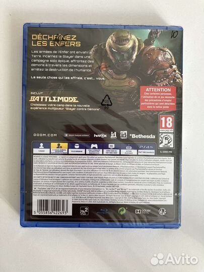 PS4 Doom Eternal (новый, рус)