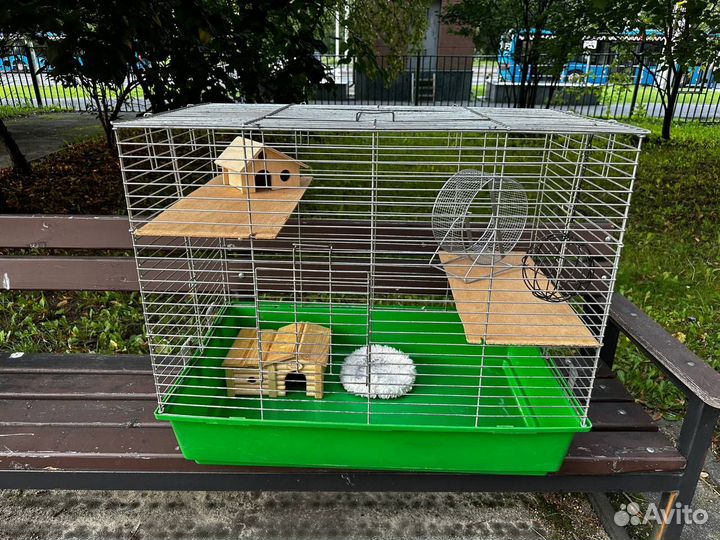 Большая клетка для шиншилл хорьков крыс грызунов