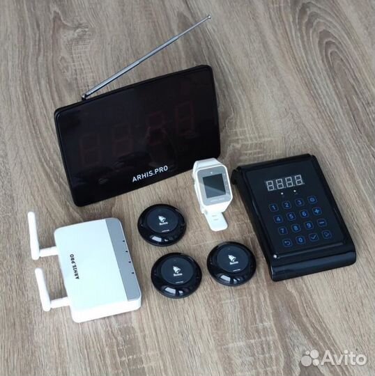 Кнопка вызова официанта с оборудованием комплект