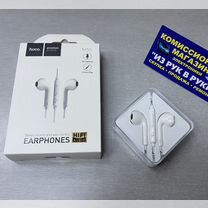 Гарнитура Hoco M55 Memory Sound 3.5mm 1.2м white