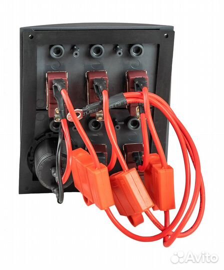 Панель бортового питания 5 переключателей, разъем