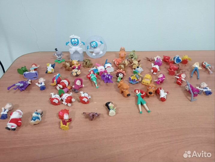 Игрушки из киндер сюрприза пакетом