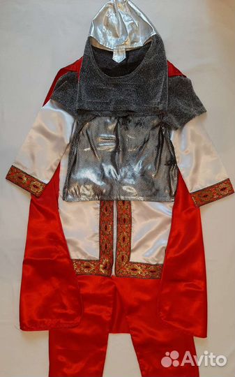Карнавальный новогодний костюм богатырь гусар