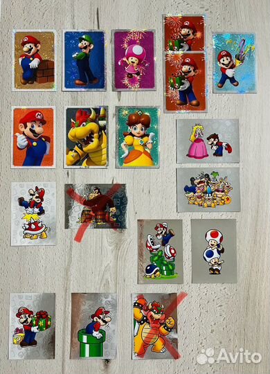 Наклейки Panini Super Mario