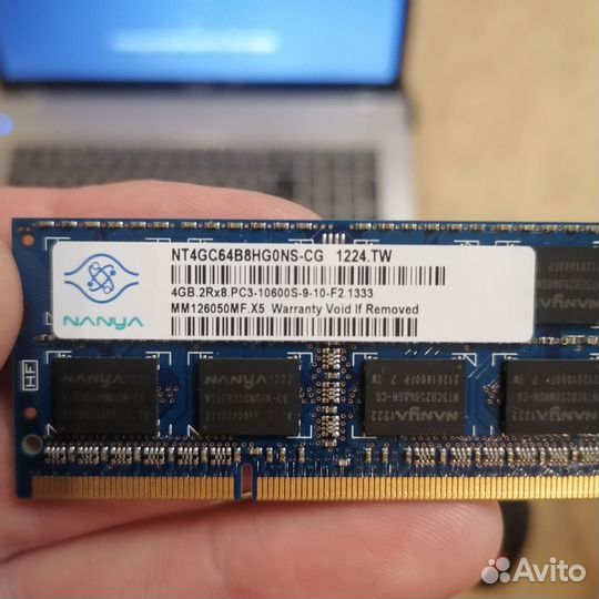 Оперативная память ddr3 для ноутбука 4gb