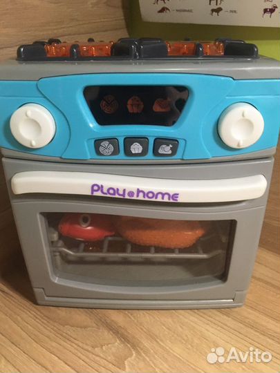 Плита игрушечная, посудка