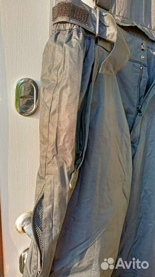 Лыжные штаны теплые с подтяжками