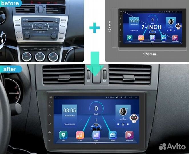 Автомагнитола 7