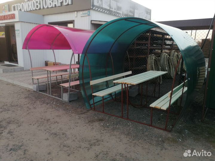 Беседка из поликарбоната