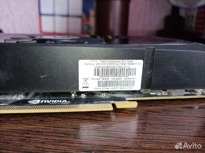 Видеокарта Gtx 460