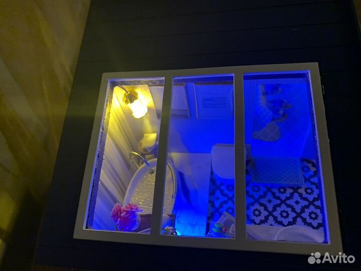 Кукольный домик Румбокс Дом с бассейном