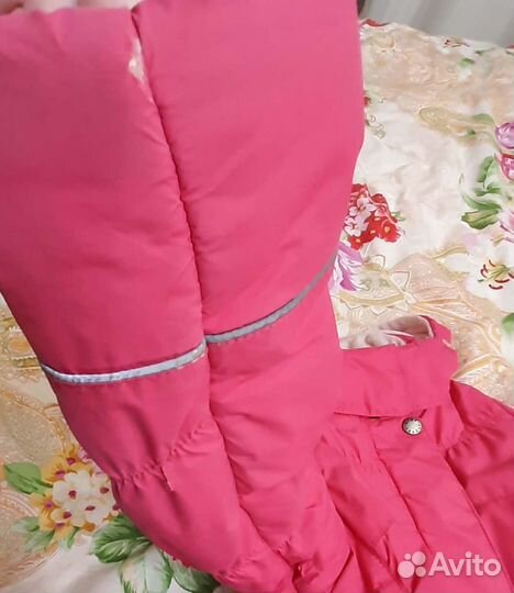 Зимнее пальто для девочки kerry 104 размер