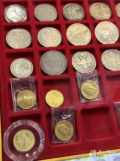 Монеты серебро золото царизм