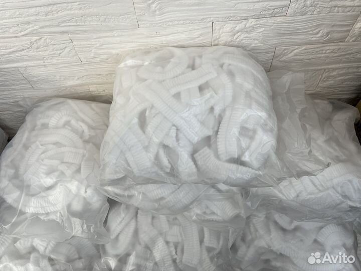 Шапочки одноразовые 100штук