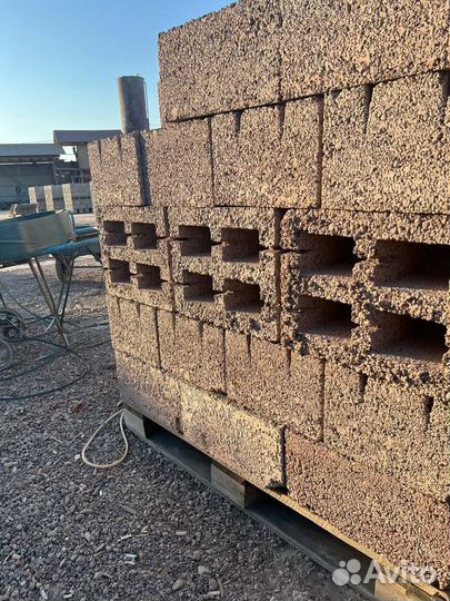 Керамзитный блок \ Усиленный 39х29х19