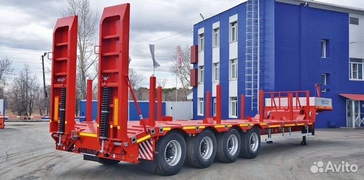 Полуприцеп трал (тяжеловоз) Политранс ТСП 94165, 2023