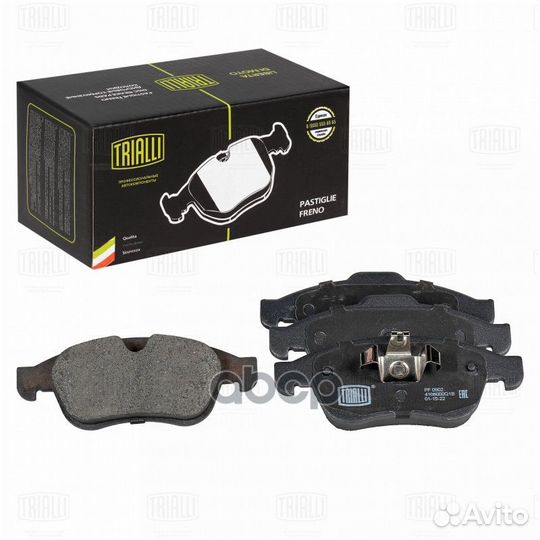 Колодки тормозные renault duster 10- перед. PF0