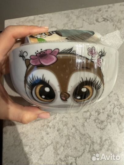 Набор детской посуды «Совенок», 2 предмета