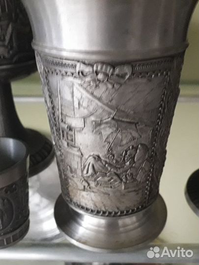 Коллекционный стакан. Олово