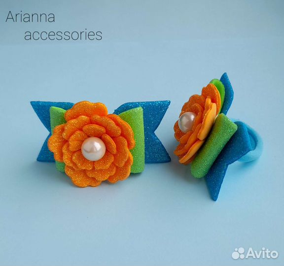 Резинка для волос блестящая для девочек