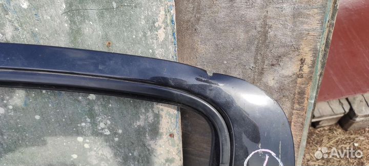 Дверь задняя левая peugeot 407 седан черная