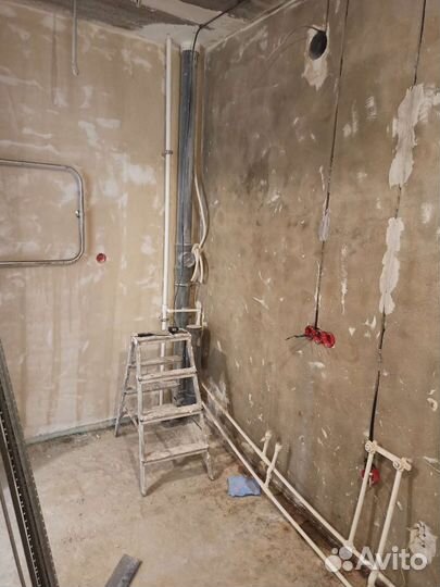 Зачистка и шлифовка стен, полов