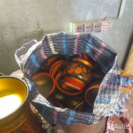 Посуда хохлома СССР