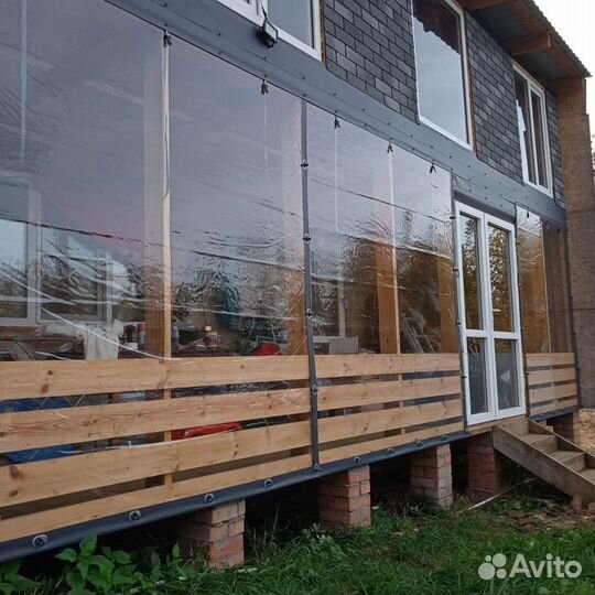 Мягкие окна для беседки