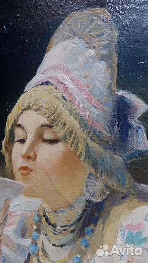 Картина маслом на холсте СССР