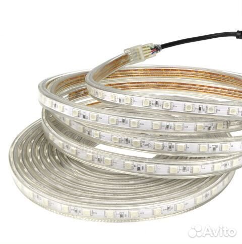 Светодиодная лента 220В RGB многоцветная