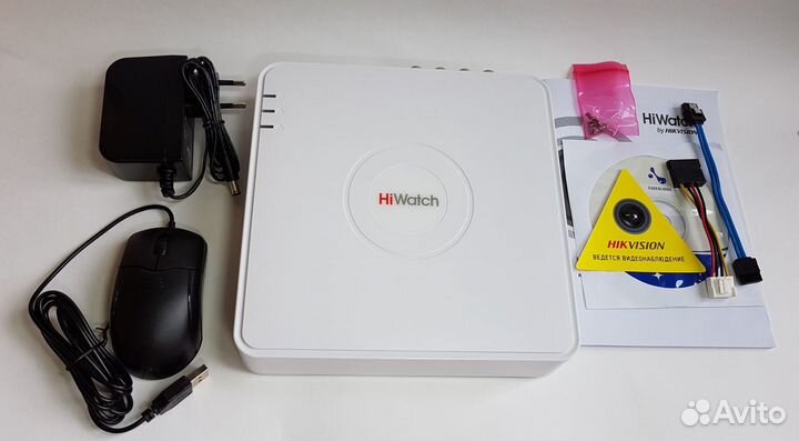 Видеонаблюдение Комплект 4 камеры 1Mp HiWatch