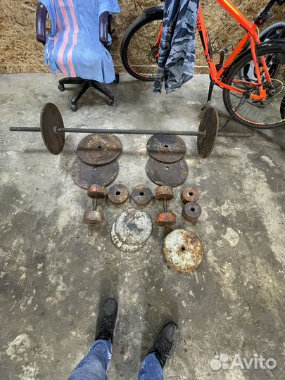 Штанга и гантели