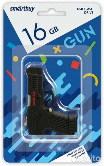 Флеш-накопитель USB 2.0 Smartbuy 16GB Пистолет