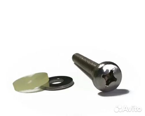 Винты для плавника Fin Screw M6 Ph3 Metal & Rubber