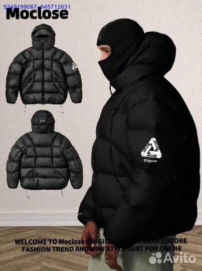 Уникальный пуховик и балаклава от Palace